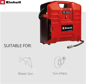 Einhell Power X-Change 18v Cordless Portable Compressor TE-AC + 4AH Kit