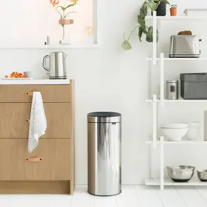 Brabantia Metal Touch Bin - 30L Freestanding