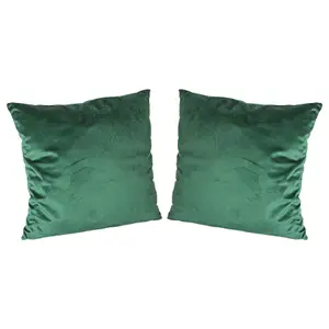 Square Velvet Cushions - 55cm x 55cm - Pack of 2