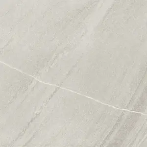 Abyss Matt Beige Stone Effect Porcelain Outdoor Tile - Pack of 2, 0.74m² - (L)610x(W)610