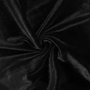 Velvet Blackout 90" x 72" Black (Ring Top Curtains)