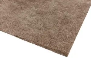 Mink Plain Modern Easy to clean Rug for Dining Room Bed Room and Living Room-120cm X 170cm