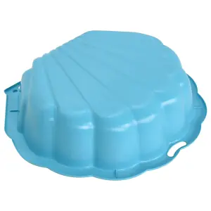 Berkfield Sandpits 2 pcs Blue 77x87x21cm Plastic