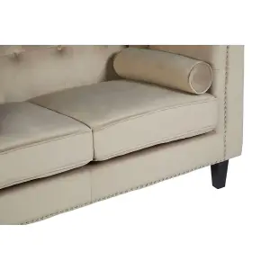 Interiors by Premier Felisa 2 Seat Mink Velvet Sofa