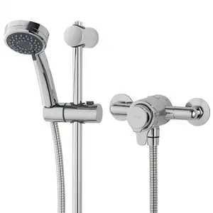 Triton Dene Dual Control Mixer Shower Concentric Thermostatic Exposed Chrome