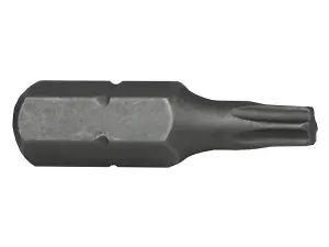 Faithfull - Star S2 Grade Steel Screwdriver Bits TX30 x 25mm (Pack 3)