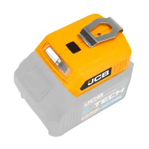 JCB 18USB 18V USB Adaptor 2 x USB Port Battery Charger + LED Light - Bare