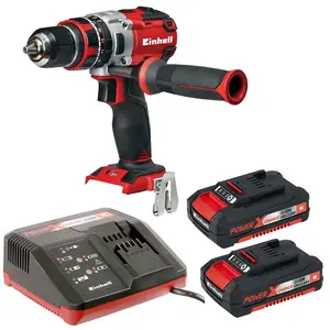 Einhell Cordless Brushless Combi Drill Power X Change 18v TE-CD 18Li-I BL X2 2AH