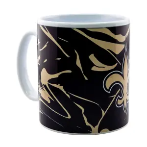 New Orleans Saints Camo Ceramic Mug Gold/Black (One Size)