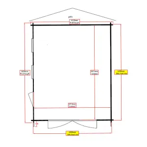 Shire 17x14 Bradenham Wooden Garage - Assembly service included