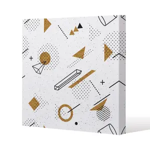 Trendy geometric elements (Canvas Print) / 101 x 101 x 4cm