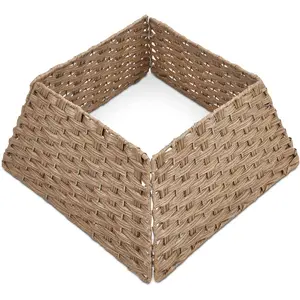 Coleman Rattan Tree Skirt Light Brown