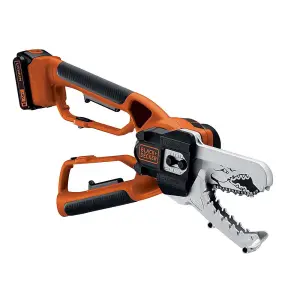 Black and Decker GK1000 Cordless Alligator Chainsaw Lopper Extra Battery + Chain