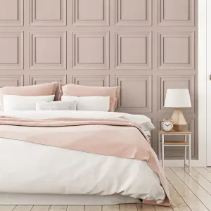 Superfresco Easy Blush Wood effect Panel Smooth Wallpaper