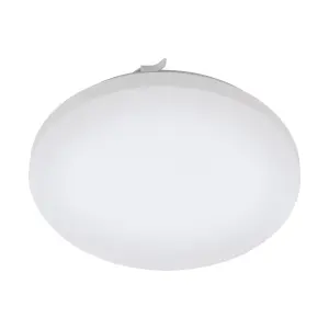 Wall Flush Ceiling Light Colour White Shade White Plastic Bulb LED 17.3W Incl