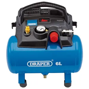 Draper  6L Oil-Free Air Compressor, 1.2kW/1.5hp 02115