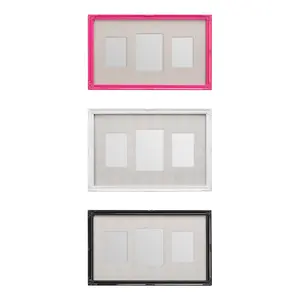 Maison by Premier Black 3 Photo Multi Photo Frame