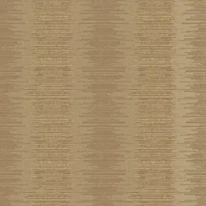 Galerie Metallic Fx Gold Dark Gold Metallic Layered Stripe Textured Wallpaper