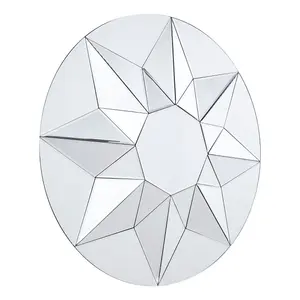 Interiors by Premier Wanda 3D Shape Round Wall Mirror