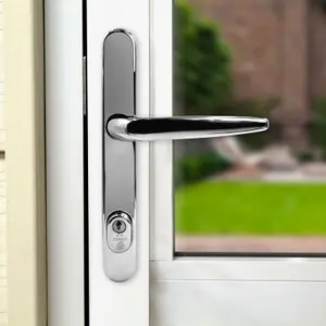 Yale Sparta PAS24 Lever/Lever Door Handle - Long, Chrome (PVD)