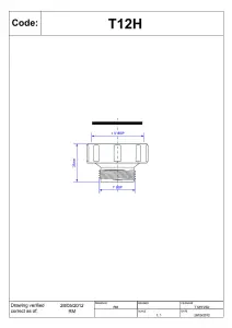 McAlpine T12H 1" x 1" BSP Female x BSP Male Coupling