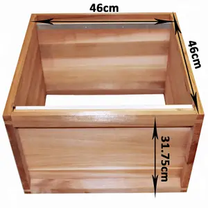 National Bee Hive Cedar Deep Brood Box Beekeeping Bee Keeping Beehive