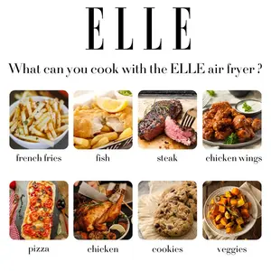 Elle Triple Air Fryer In Grey And Rose Gold