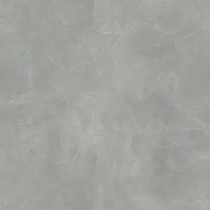 Grey Modern Marble Effect Anti-Slip Vinyl Flooring for Home, Shops, Offices, 2.9mm Thick Vinyl Sheet-3m(9'9") X 3m(9'9")-9m²