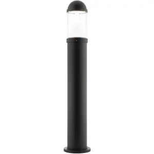 4 PACK Outdoor Bollard Post Light - 20W CCT LED Module - Textured Black Finish