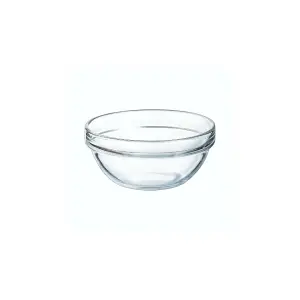 URBNLIVING 5cm Height Luminarc Glass Stackable Salad Mixing Bowl