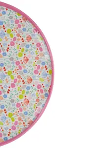 Interiors by Premier Floral Design Casey Dinner Plate, Curved Contemporary Breakfast Plate, Functional Breakfast Dinner Plate