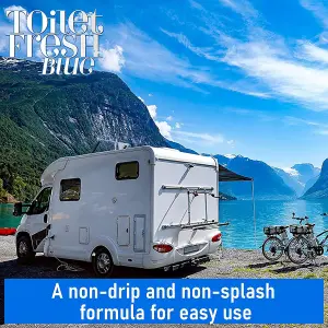 Pro-Kleen Toilet Fresh Flush Cleaning Liquid 10L - Concentrate, Easy to Use, Blue Fluid Formula for Caravans, Motorhomes & Boats