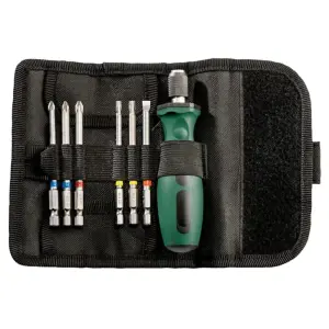 Metabo Bit Roll-Up Case Set, 7 Piece