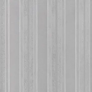 Galerie Simply Silks 4 Metallic Silver Classic Stripe Embossed Wallpaper