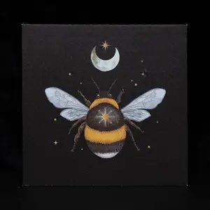 Something Different Forest Bee Light Up Canvas Black/Yellow (One Size)