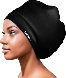 Extra Large Swimming Cap For Long Hair - Swim Cap Designed For Dreadlocks, Weaves, Hair Extensions, Braids, Curls & Afros - Swimming Hat Women & Men