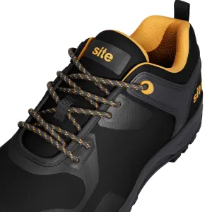 Site Haydar Black Safety trainers, Size 3