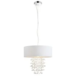 Arianna Satin Nickel Ceiling Pendant