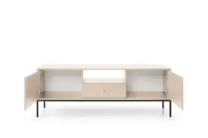 Elegant Mono TV Cabinet H560mm W1540mm D390mm in Beige - Stylish Storage for Modern Entertainment