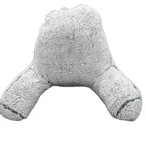 Just So Home Teddy Fleece Reading Cuddle Cushion (Green)