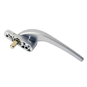 W98 Slimline Espag Window Handle, Satin Chrome, Left Handed, Fits 10mm, 20mm, 30mm, 40mm Spindle Lengths