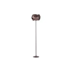 Luminosa Abbraccio Floor Lamp, Dark Brown