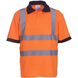 Yoko Hi-Vis Short Sleeve Polo Shirt / Mens Workwear