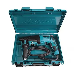 Makita HR2630 240v SDS Plus 3 Mode Rotary Hammer Drill + 17 Piece Bit Set Point