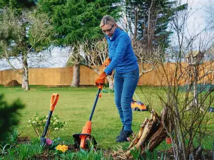 Black + Decker 18V POWERCONNECT Tiller for Effortless Gardening