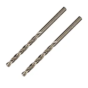 Erbauer Round HSS Drill bit (Dia)4mm (L)75mm, Pack of 2