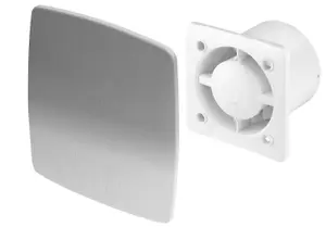 Awenta 125mm Pull Cordr NEA Extractor Fan Inox Front Panel Wall Ceiling Ventilation