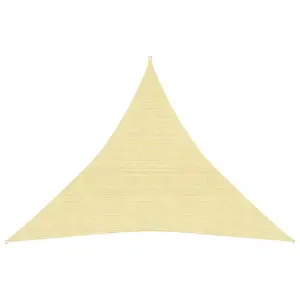 Berkfield Sunshade Sail 160 g/m2 Beige 3x3x3 m HDPE