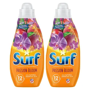 Surf Laundry Washing Liquid Detergent Passion Bloom 1.30 Litre, 48 Washes, 2Pk