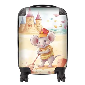 Mouse On A Beach Holiday Suitcase - Mini Cabin